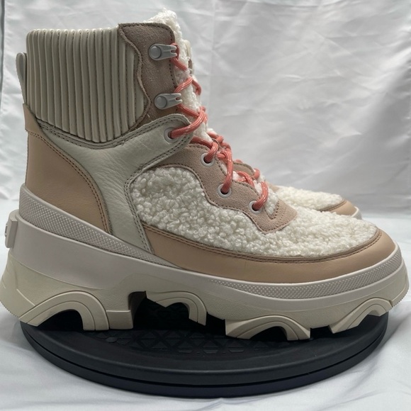 NEW Sorel Brex Cozy Shearling Lug Sole Waterproof Boots 9.5 - Picture 5 of 12